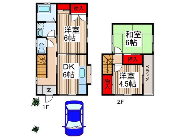 仮）小林様貸家の物件間取画像